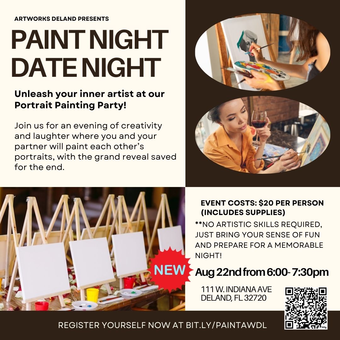 paint night date night flyer